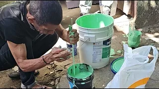YA ESTAMOS PINTANDO LA CASA DE DOÑA SANDRA LA PANADERA