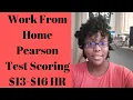 Work From Home Pearson Test Scoring