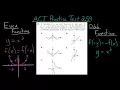 ACT Math Practice Test 2 59 Even and Odd Functions