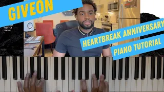 Download How To Play Giveon - Heartbreak Anniversary (Piano Tutorial) MP3