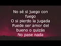 ANA BARBARA & VICENTE FERNANDEZ - LA JUGADA (LETRA)