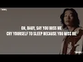 keshi「MISS ME」[Lyrics]