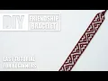 Zigzag Tribal Ethnic African Mudcloth Macrame Friendship Bracelets Easy Tutorial for Beginner