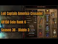 Season 36 LoD Blessed Shield Crusader GR150 Solo Rank 6 - Diablo 3