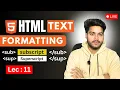 HTML Subscript and Superscript Tags Explained Lec 11 Study With Engineers