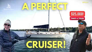At $25,000 This 1979 Sailboat is in Amazing Shape! The Gulfstar 37. FULL TOUR [[SOLD!]]