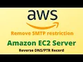 How to set Reverse DNS on Amazon EC2 Remove Email Restriction