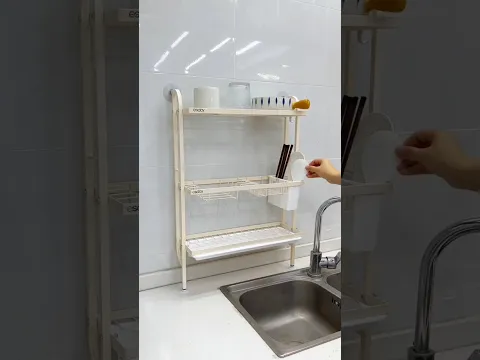 Kitchen Organiser Rack No Drill #appliances