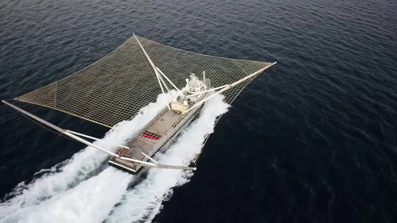 Mr  Steven,  SpaceX fairing recovery ship - ready to catch Spaceflight SSO-A Falcon 9 fairing