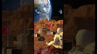 عالم الفضاء وشوف كوكب الارض دندنها