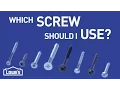 Which Screw Should I Use DIY Basics