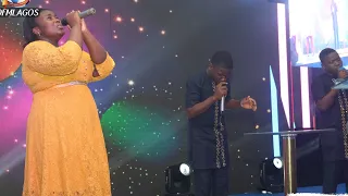 watch awesome moment as wealth david mike worship u0026 treasure lead the congregation in worship
