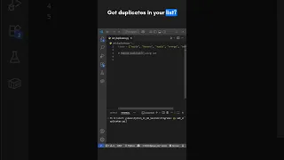 Python Hack Remove Duplicates Instantly with set