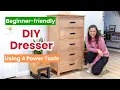 How to build a Dresser For Beginners DIY 5-drawer Dresser