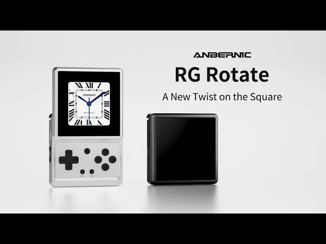 ANBERNIC RG Rotate Swivel-screen Android handheld – A New Twist on the Square！