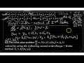 Numerical analysis Runge kutta method