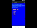 Ordered list examples on Android mobile