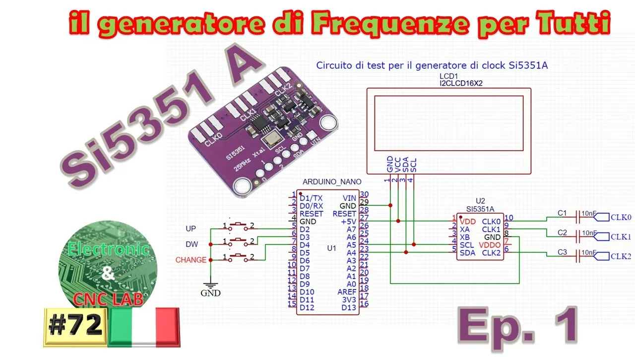 072_Si5351A Il generatore di frequenze per tutti