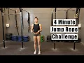 Day 24 Home Tabata Workout - 4 MINUTE JUMP ROPE CHALLENGE