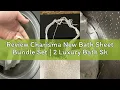Review Charisma New Bath Sheet Bundle Set 2 Luxury Bath Sheets 35 W X 70 L White
