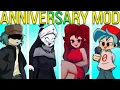 Friday Night Funkin' VS Anniversary Mod FULL WEEK 1-2 (Garcello HD Taki Dady Dearest Skid Pump GF)