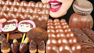 Download ASMR CHOCOLATE PARTY: BUBBLE CHOCOLATE, MOCHI, MACARON, ROLL CAKE, MOST POPULAR CHOCOLATE DESSERT 먹방 MP3