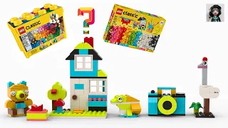 LEGO CLASSIC 11042 like LEGO 10698 ideas How to build Frog Teddy bear House