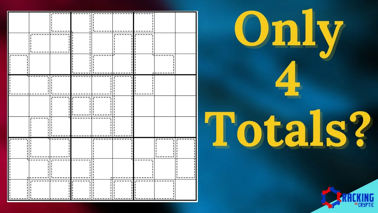 A Sudoku With Only 4 Totals?!