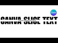 Canva Slice Text Effect Create Split Text Animation in Minutes