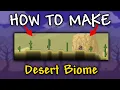 How to Make DESERT in Terraria Make Desert Terraria