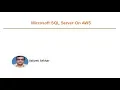 How to create and connect Amazon AWS SQL Server Instance