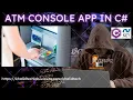 How To Write Program An ATM Console App In C C Tutorial For Beginners
