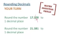 Essential Skills - Rounding decimals