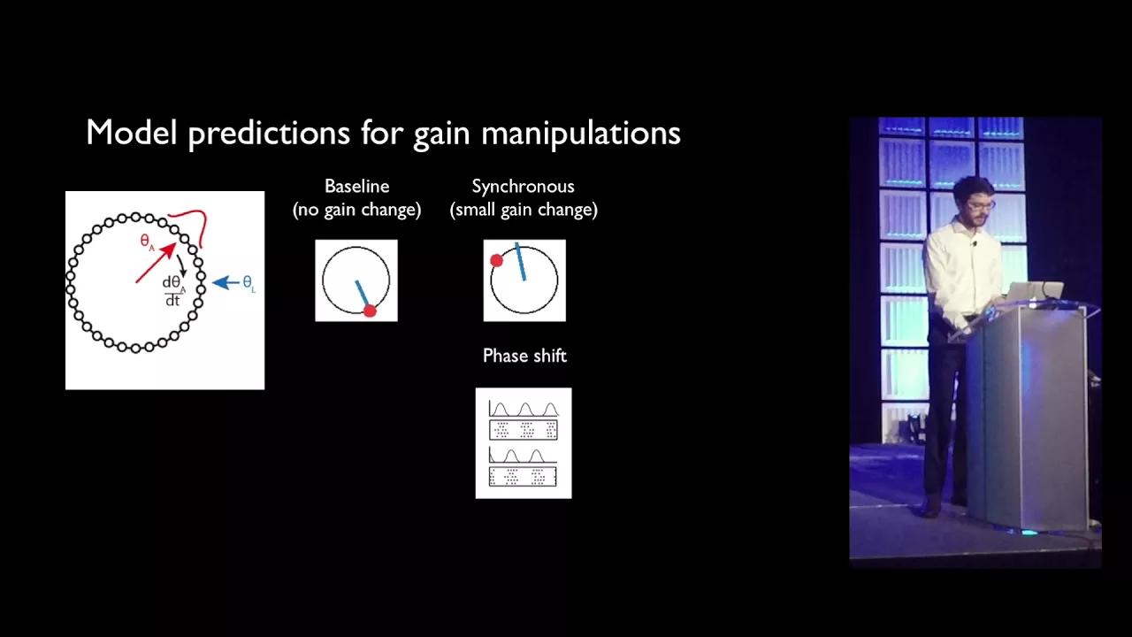 Malcolm Campbell - Principles governing landmark and self-motion cues (Cosyne 2018)