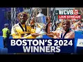 Celebrating Boston Marathon winners