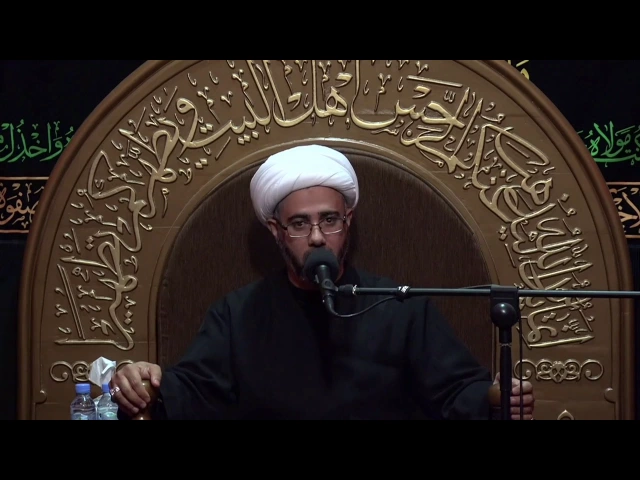 ياجبريل نترجاك هالصيحة لاترفعها خفض بالله صيحاتك زينب لاتروعهاسماحة الشيخ مصطفى الموسى