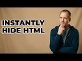 How Do I Hide An HTML Element With CSS