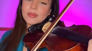 جلنار جرجس عزف كمان   بعدوا الحبايب   سألوني الناس                                       دندنها