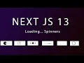 How To Implement A Loading Spinner On Next JS 13 Use - NPM react-spinners Library