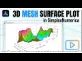 3D Datenvisualisierung leicht gemacht Mesh Surface Plots in SimplexNumerica