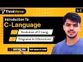 Lecture 2 - C Language History and Introduction Basic Structure Learn C from Scratch