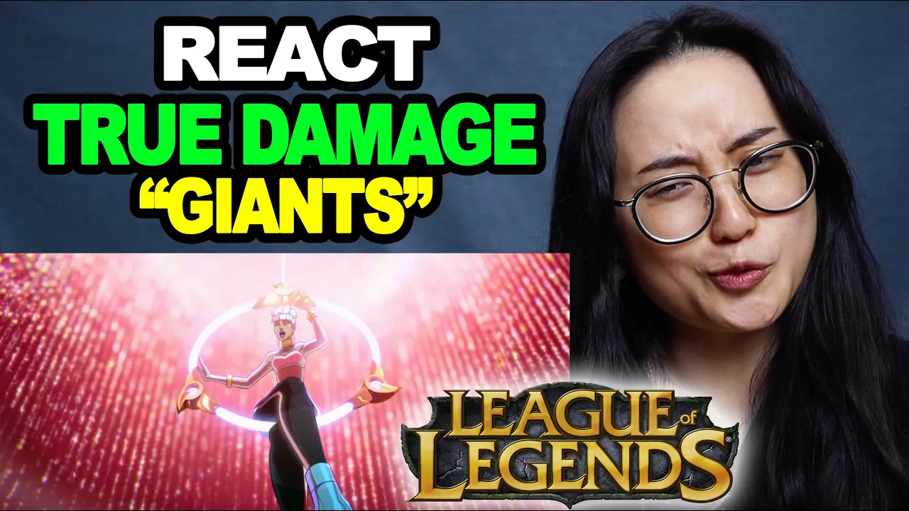 My REACTION to True Damage "GIANTS" Music Video | League of Legends | REACT
