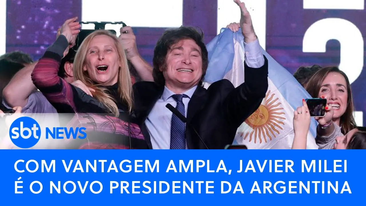 ????Brasil Agora: Com vantagem ampla, Javier Milei é o novo presidente da Argentina | SBT AO VIVO