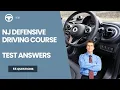 NJ Defensive Driving Course Test Answers 2026