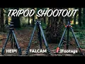 TRIPOD SHOOTOUT Falcam vs HEIPI vs iFootage - The Best Mid-Range Travel Tripods