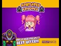 Animated GIF Emotes - Chibi Girl Shock