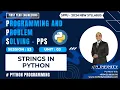 SPPU s FE - PPS Session 53 Strings in Python Lab Assignment 6 10 Prasad Sir
