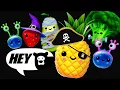 Hey Bear Sensory - Halloween Dance Party Fruit and Veggie Dress up fun