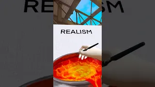 Minecraft vs Realism Lava Bucket