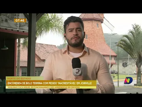 Encomenda de bolo termina com pedido ‘inacreditável’ em Joinville